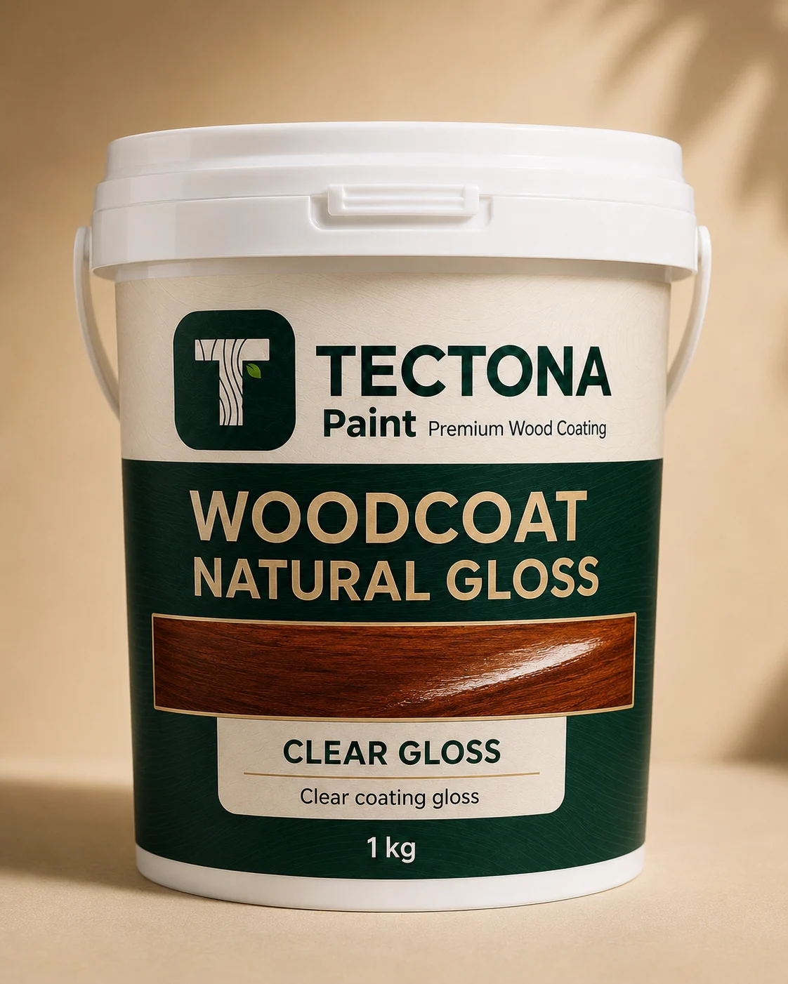 Tectona WoodCoat Natural Gloss Clear Gloss clear coating gloss ukuran 1 kg