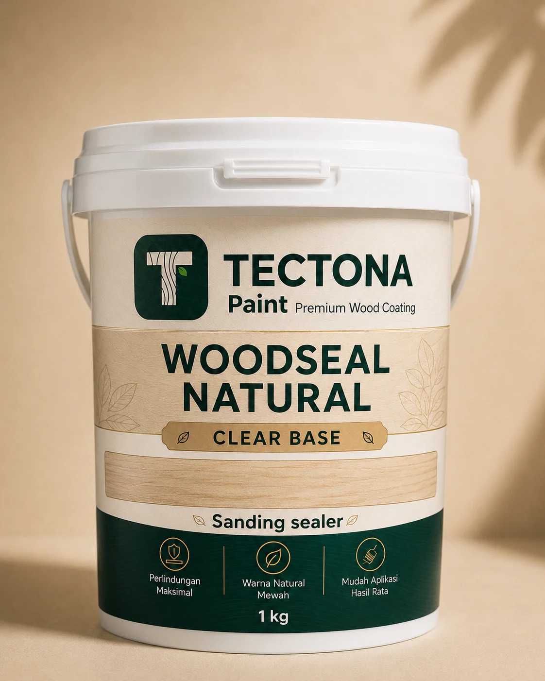 Tectona WoodSeal Natural Clear Base sanding sealer ukuran 1 kg