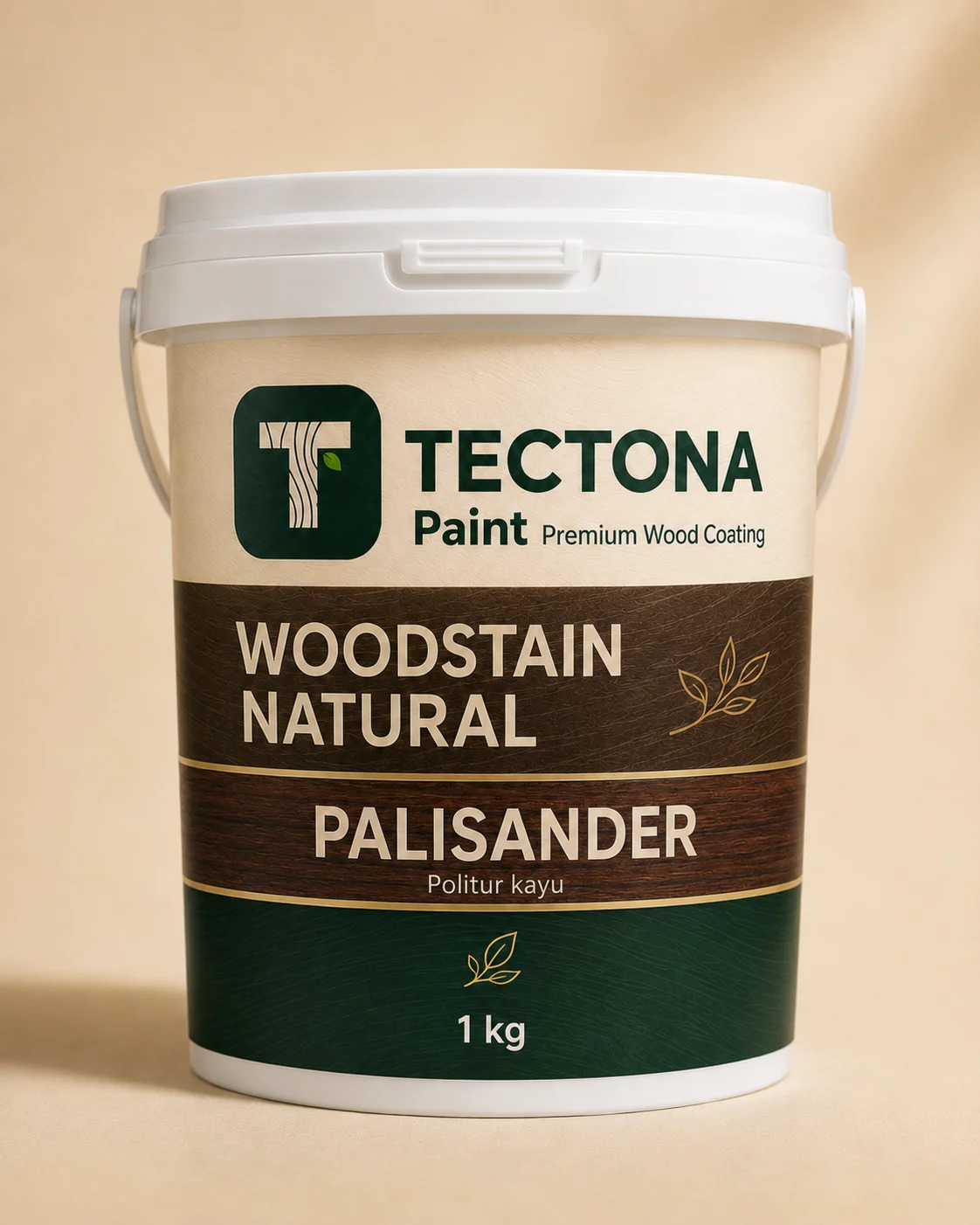 Tectona WoodStain Natural Rosewood politur kayu ukuran 1 kg