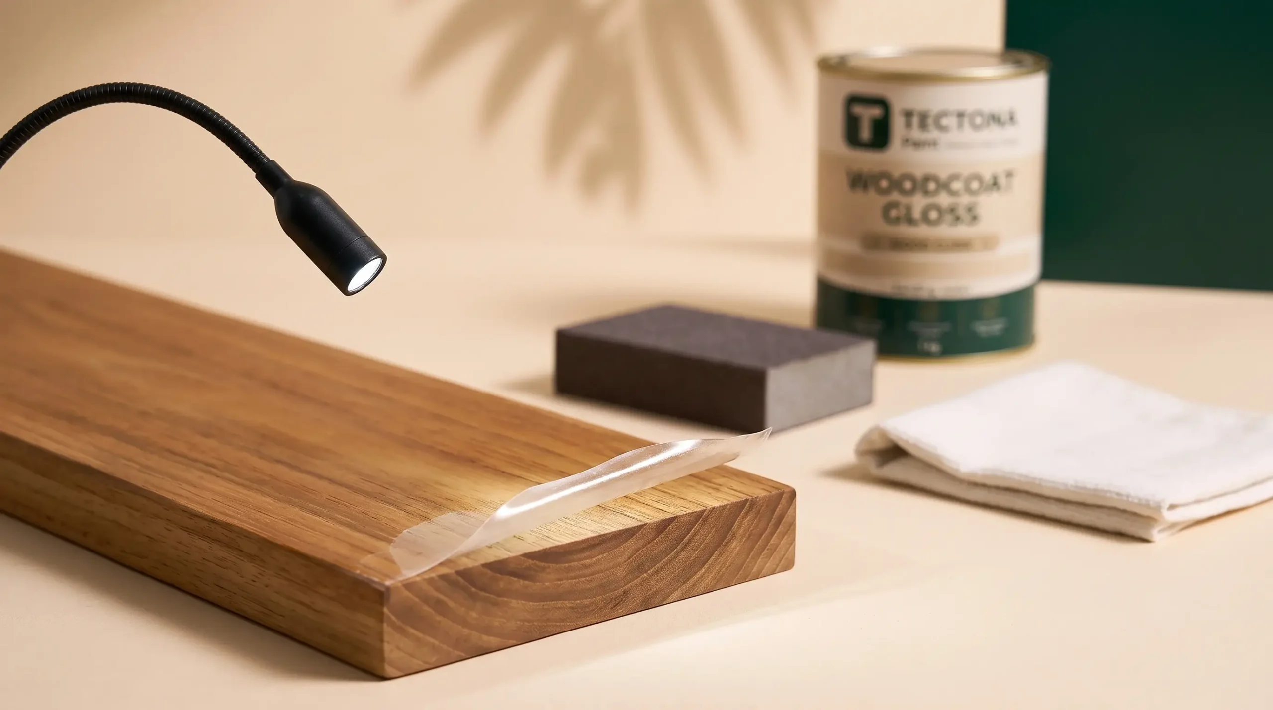 Clear coat mengelupas pada permukaan kayu setelah finishing