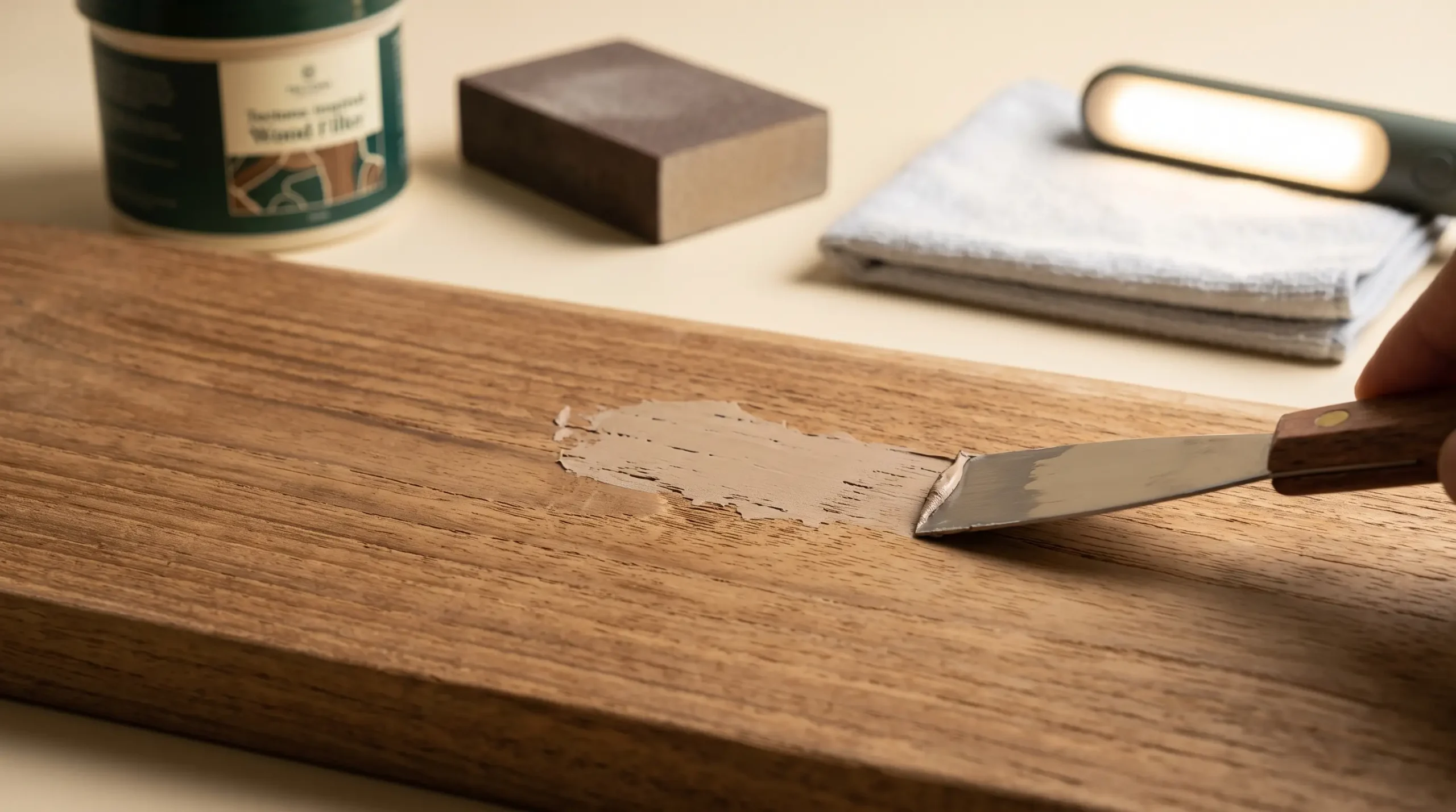 Apa itu dempul kayu untuk persiapan finishing kayu