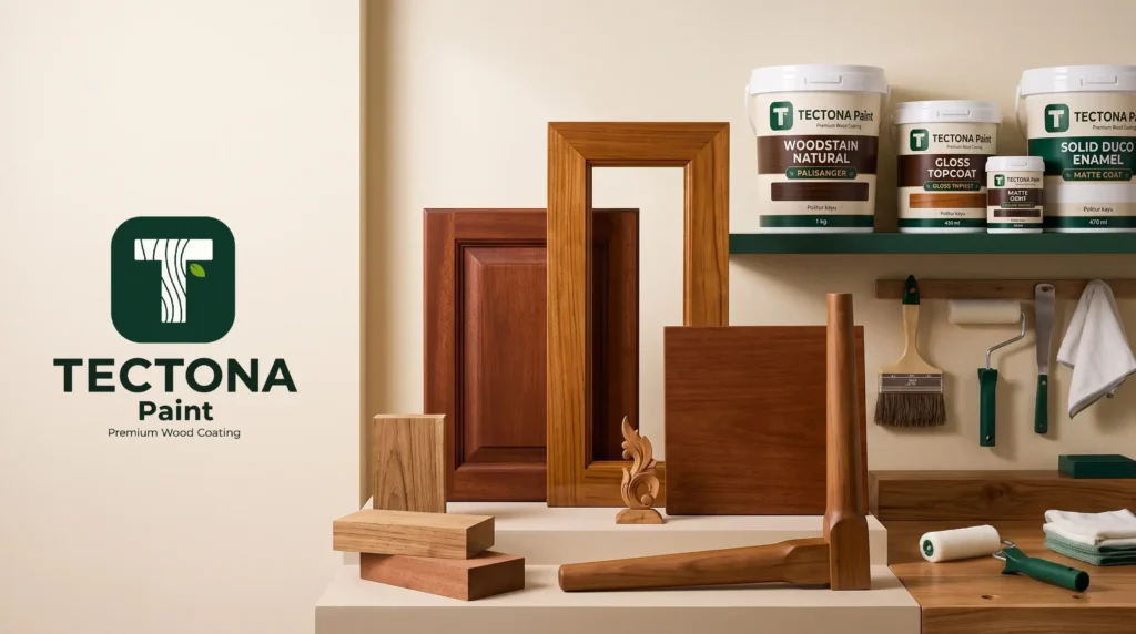 thumbnail aplikasi finishing kayu Tectona untuk furniture kusen dan kerajinan