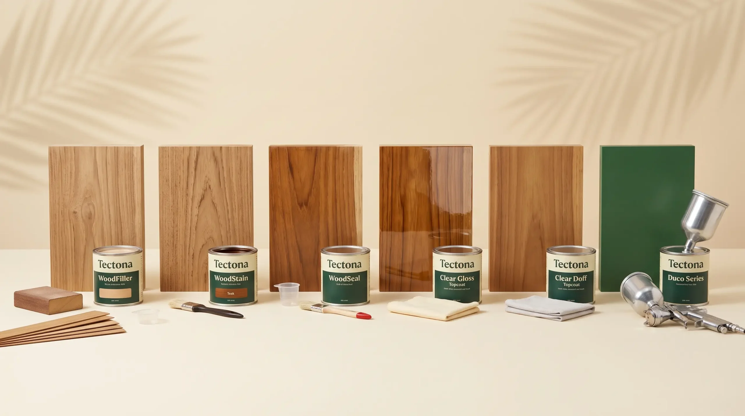 cara pakai finishing kayu Tectona sesuai urutan produk