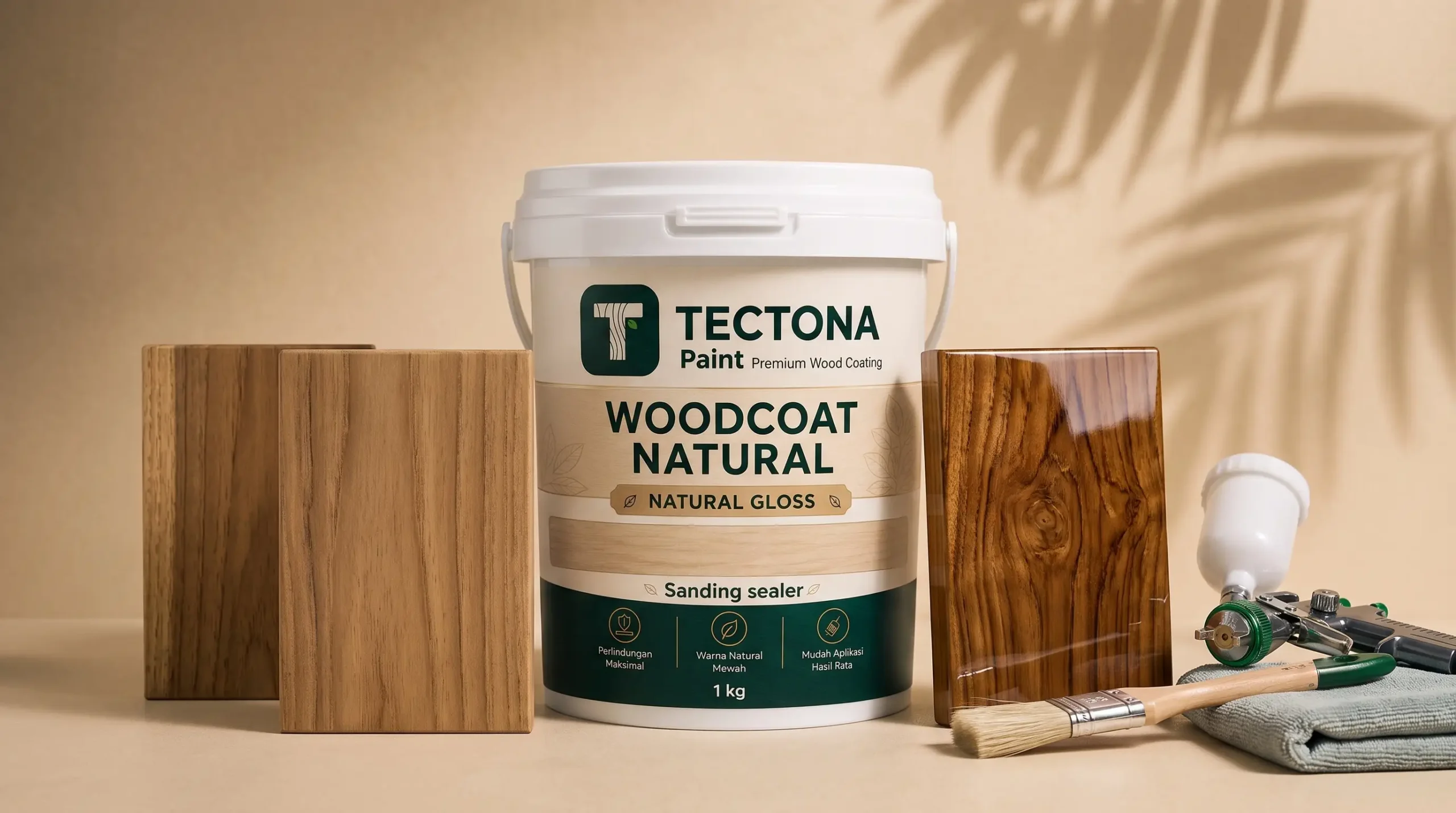 clear gloss kayu WoodCoat Natural Gloss Tectona