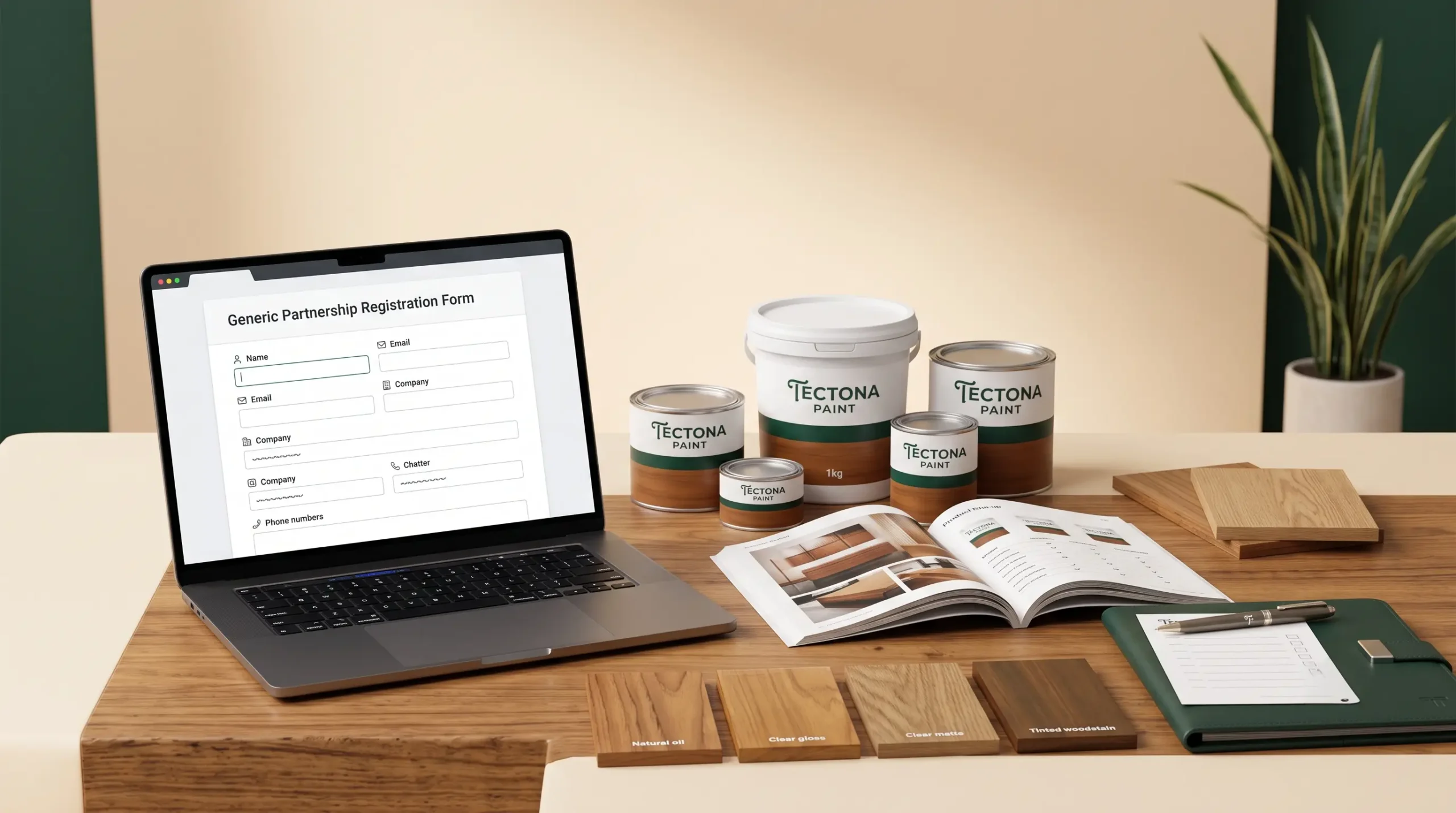 Daftar distributor Tectona Paint melalui formulir resmi