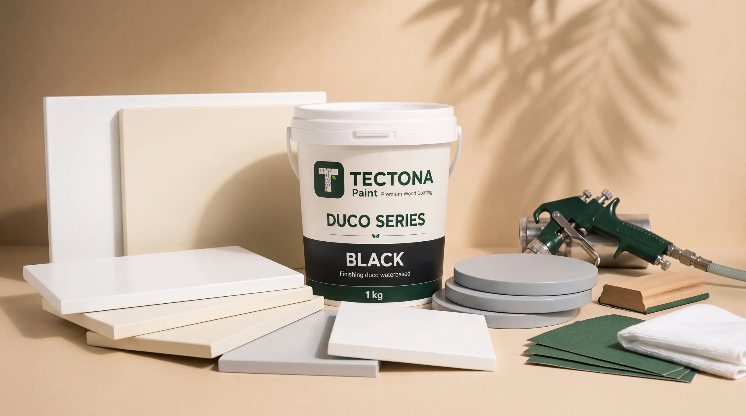 duco waterbased Tectona untuk finishing warna solid kayu