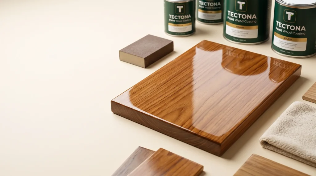 thumbnail finishing kayu glossy Tectona
