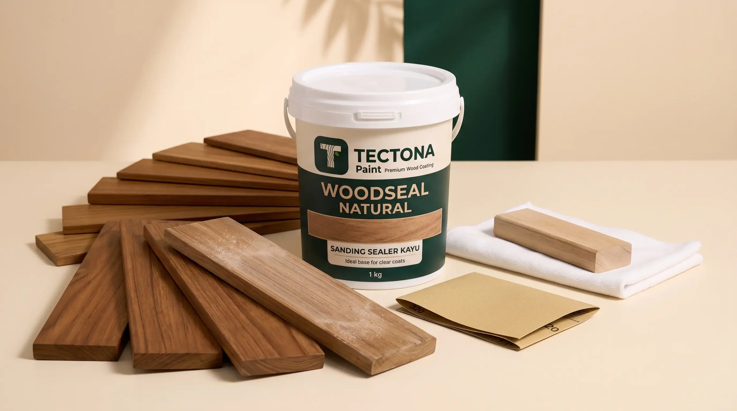 sanding sealer kayu WoodSeal Natural Tectona