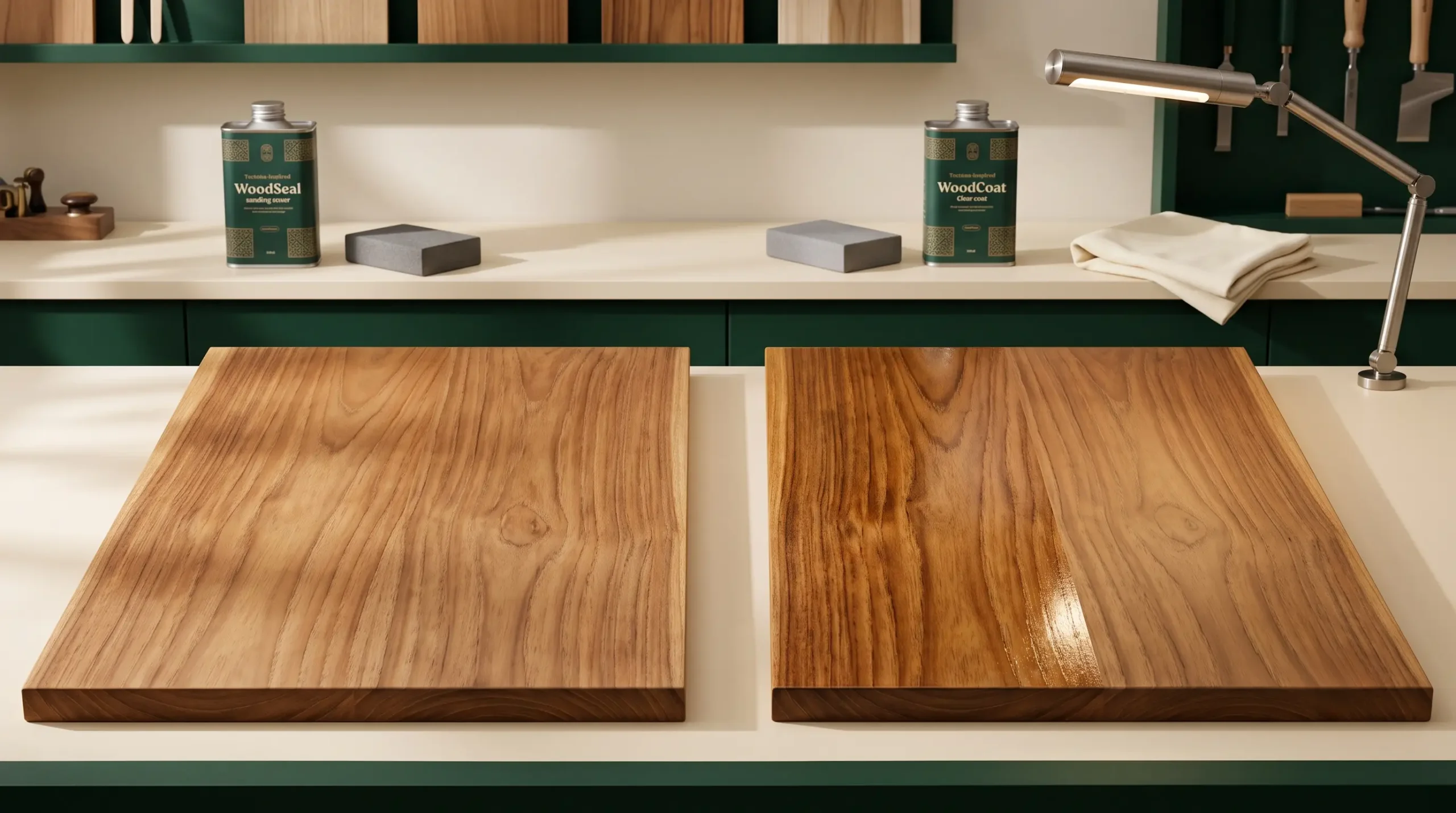 Perbedaan sanding sealer dan clear coat kayu