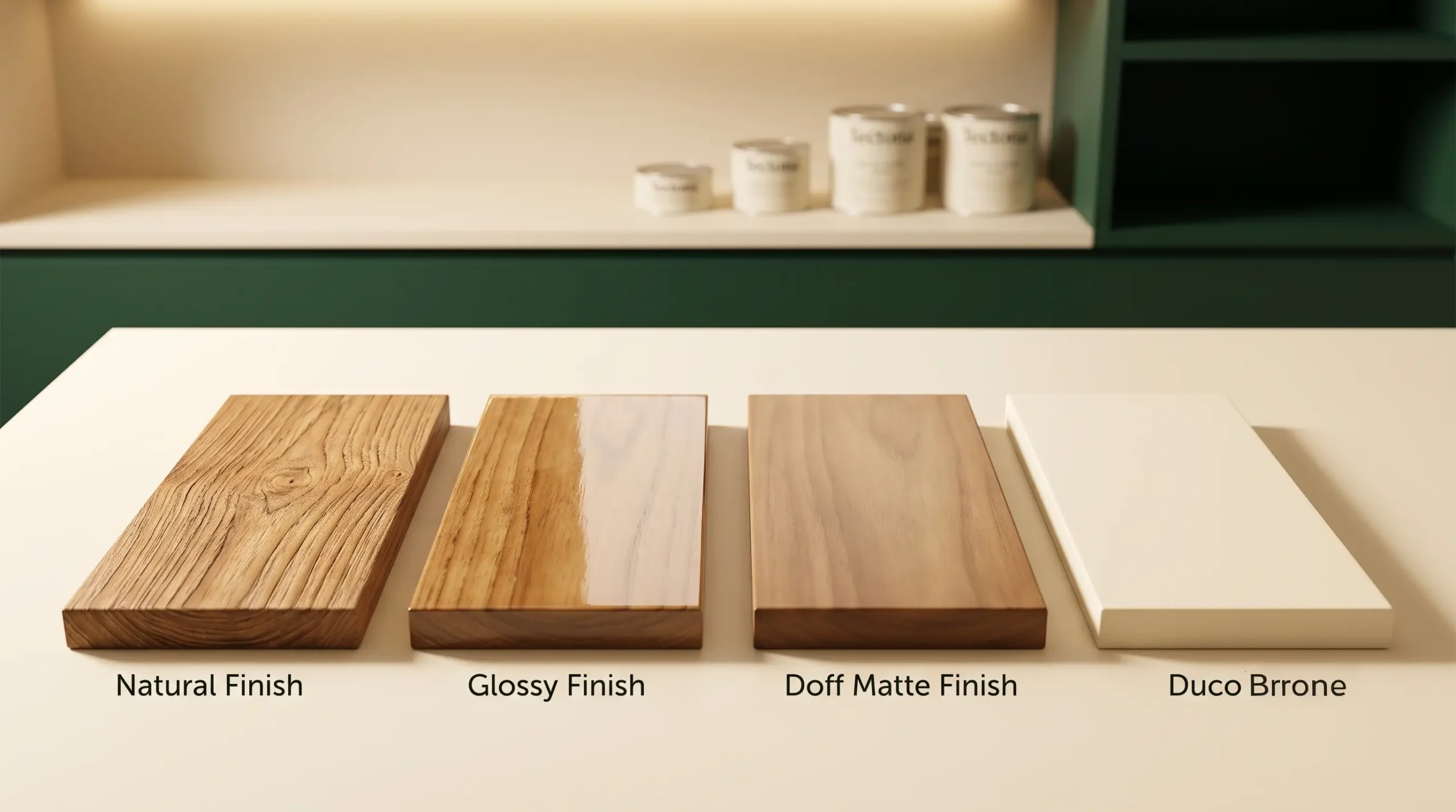 sistem finishing kayu Tectona untuk hasil natural glossy doff dan duco