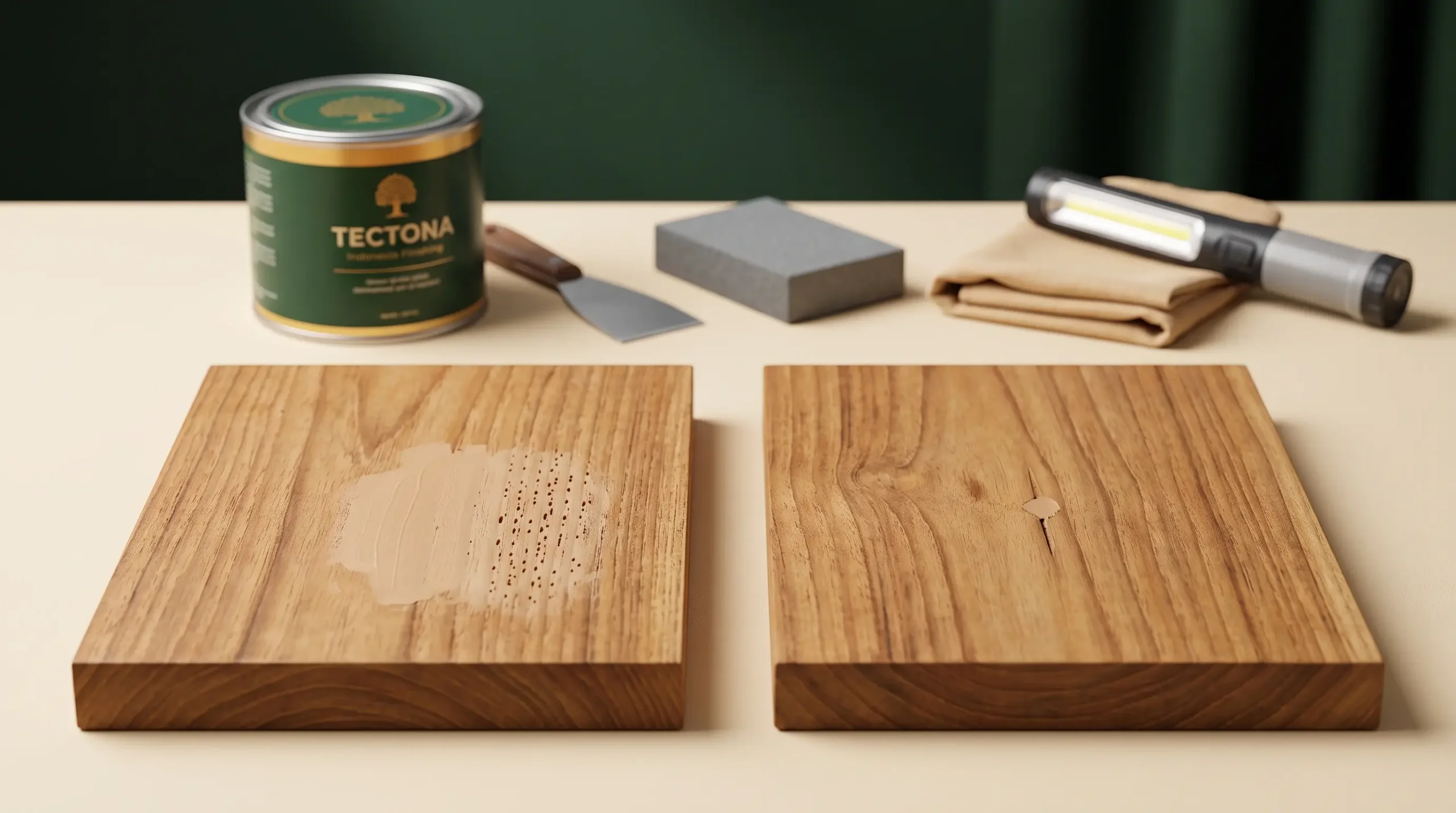 Wood filler vs wood putty untuk finishing kayu